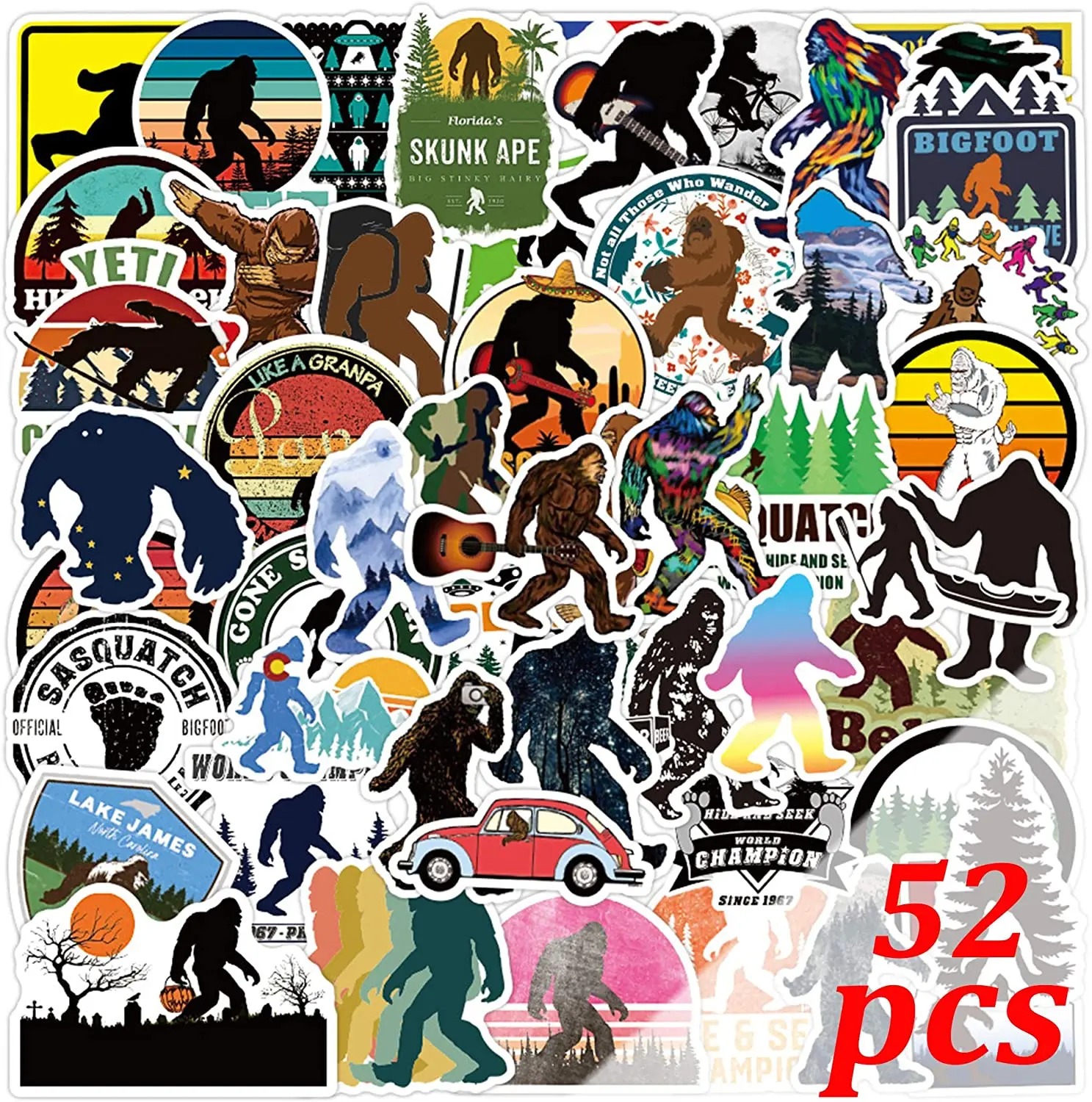 Наклейка Bigfoot, подарки Bigfoot, стикер Sasquatch s, 52 шт., стикер Bigfoot s, товар Bigfoot (реально)
Наклейка Bigfoot, подарки Bigfoot, стикер Sasquatch s, 52 шт., стикер Bigfoot s, товар Bigfoot (реально)