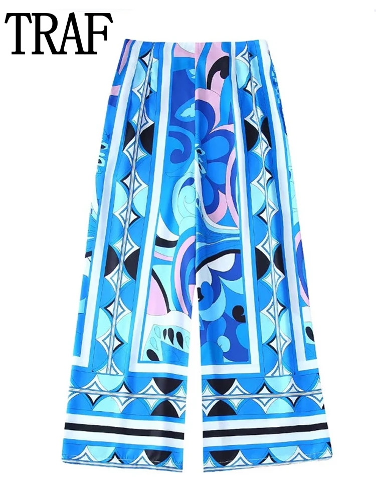 TRAF Women Pants Sets High Waist Pants Boho Wide Pants Female Streetwear Baggy Print Trousers Casual Wide Leg Trousers Woman
TRAF Women Pants Sets High Waist Pants Boho Wide Pants Female Streetwear Baggy Print Trousers Casual Wide Leg Trousers Woman
