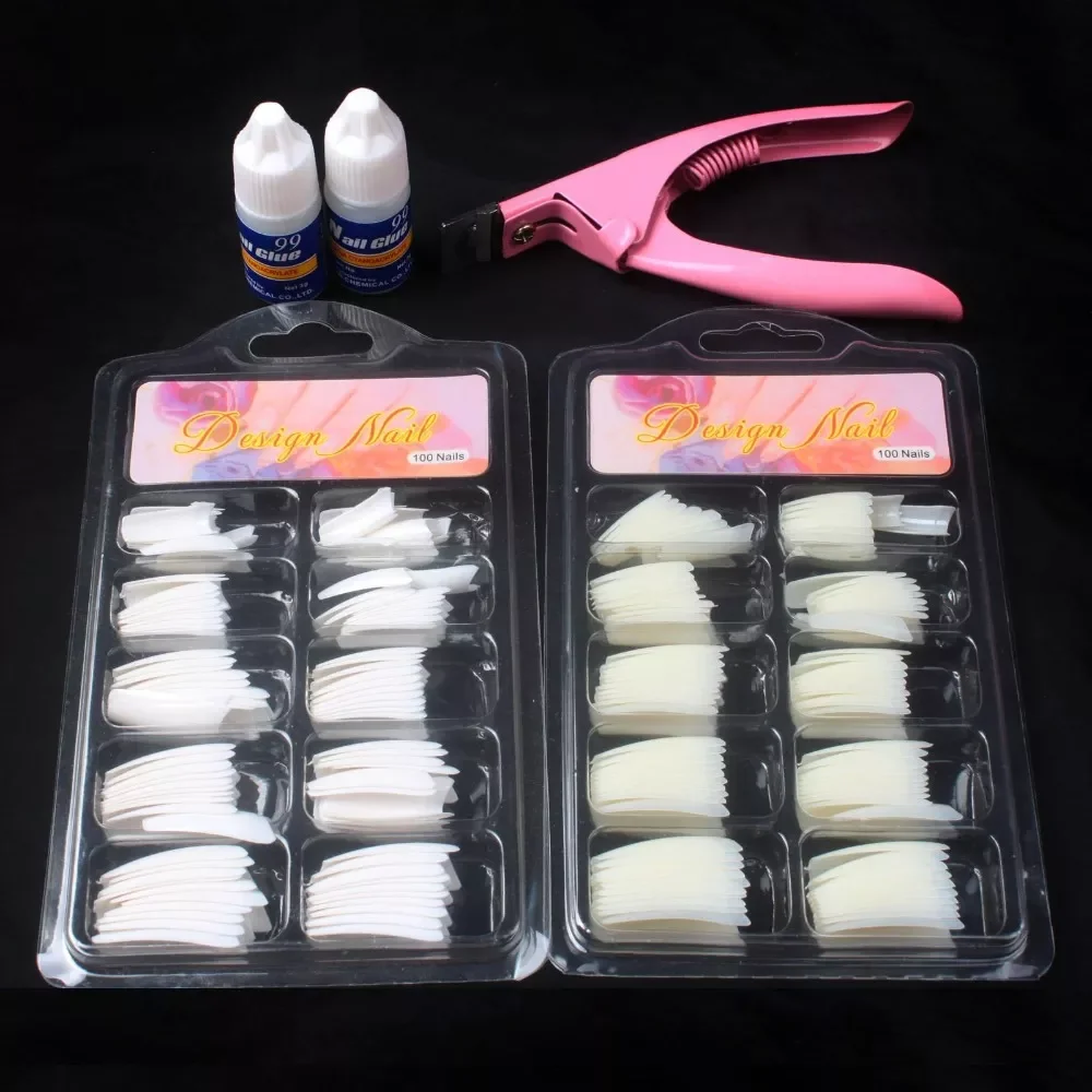NEW2023 5 in 1 Basic Nail Art Set DIY Natural White French Nail Tips Clipper Glue Kit
NEW2023 5 in 1 Basic Nail Art Set DIY Natural White French Nail Tips Clipper Glue Kit