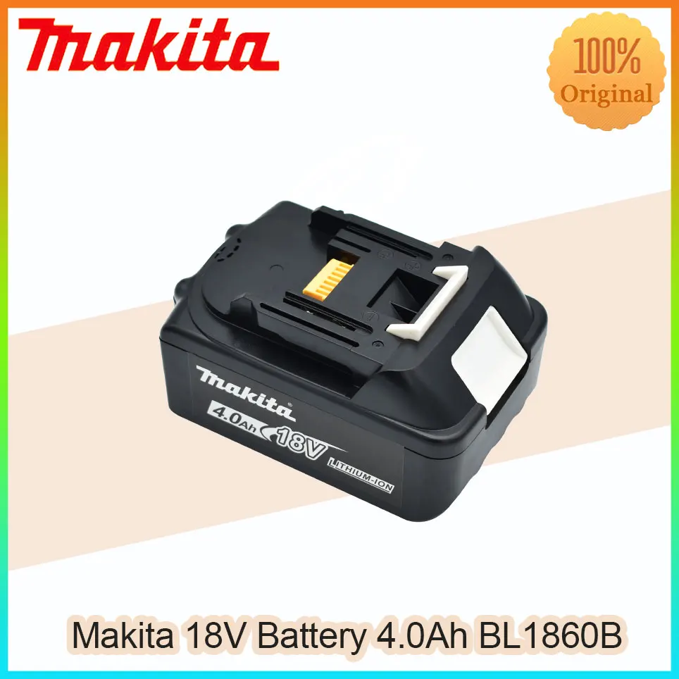 BL1830 4.0Ah Makita 18V Original 4000mAh BL1815 BL1860 BL1840 194205-3 Rechargeable Li-IonBattery Replaceable Power Tool Battery
BL1830 4.0Ah Makita 18V Original 4000mAh BL1815 BL1860 BL1840 194205-3 Rechargeable Li-IonBattery Replaceable Power Tool Battery