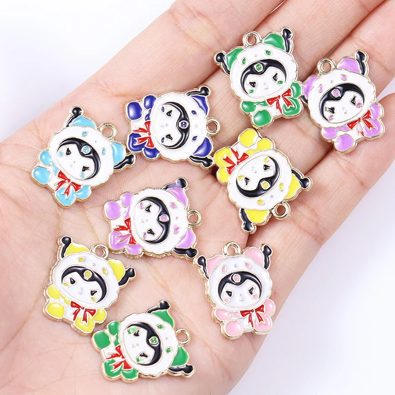 10Pcs 18*22mm Colourful Oil Drip Enamel Cartoon Devil Rabbit Cat Pendant Cute Animal Charms for Jewellery Making DIY Accessories
10Pcs 18*22mm Colourful Oil Drip Enamel Cartoon Devil Rabbit Cat Pendant Cute Animal Charms for Jewellery Making DIY Accessories
