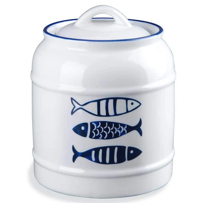 Ceramic Food Storage Container for Cereals Sugar Coffee Flour, Pickle Storage Porcelain Crock for Home Kitchen -1500ML
Ceramic Food Storage Container for Cereals Sugar Coffee Flour, Pickle Storage Porcelain Crock for Home Kitchen -1500ML