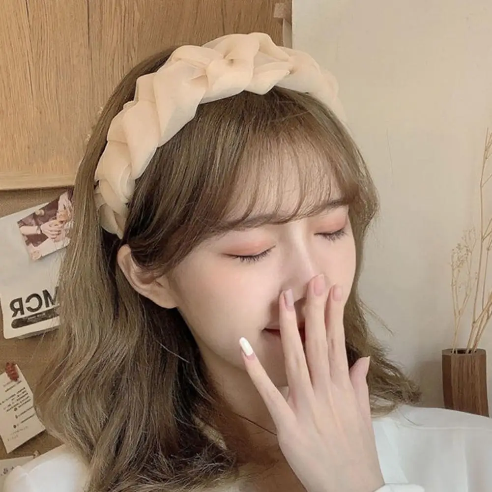 Classic Net Yarn Wide Elastic Hair Clasp Head Bopper Headdress Fine Crafts
Classic Net Yarn Wide Elastic Hair Clasp Head Bopper Headdress Fine Crafts