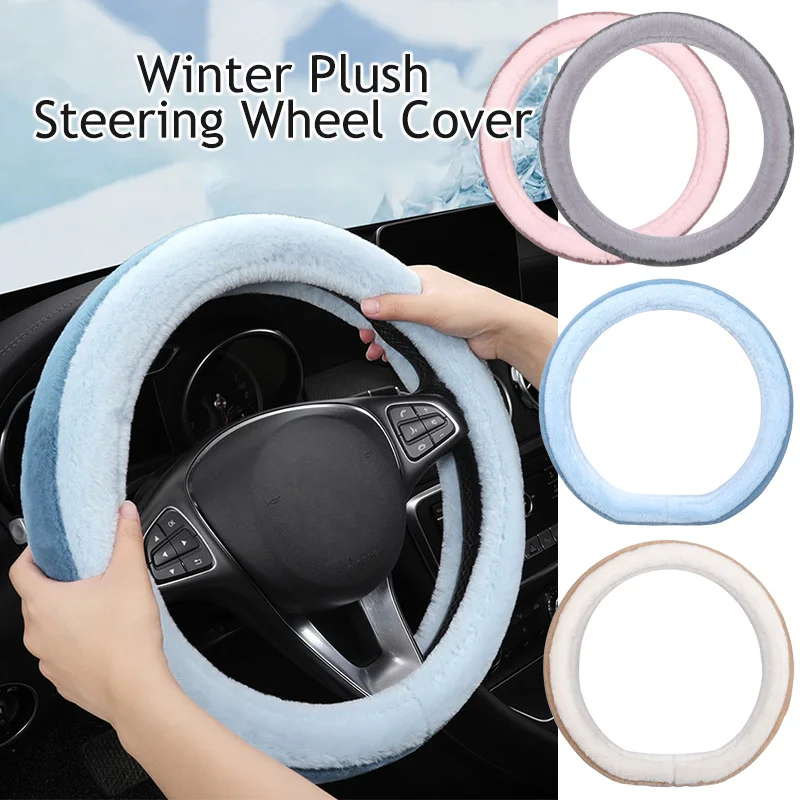 Luxury Car Steering Wheel Cover Winter New Fashion Rabbit Velvet Wool Handle Gloves Warm Non-slip Steering Wheel Decoration
Luxury Car Steering Wheel Cover Winter New Fashion Rabbit Velvet Wool Handle Gloves Warm Non-slip Steering Wheel Decoration