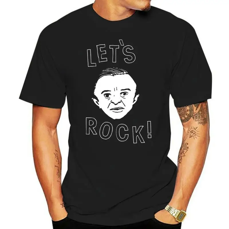 

Inspired By Twin Peaks T Shirt-The Man From Another Place Let's Rock Tee Shirt High Quality Casual Printing