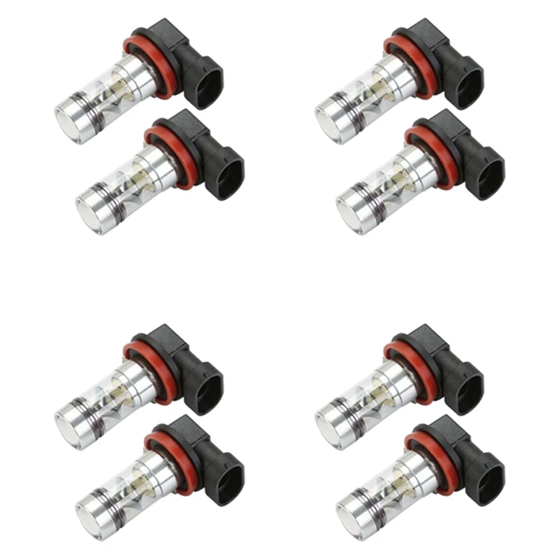 8X H8 H11 H16 6000K White 100W High Power LED Fog Light Driving Bulb DRL
8X H8 H11 H16 6000K White 100W High Power LED Fog Light Driving Bulb DRL