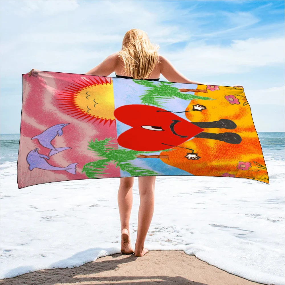 Large Beach Towel For Children 3D Printed Un Verano Sin Ti Bad Bunny Kids Microfiber Bath Towels Yoga Swimming Bathroom Fashion 
Large Beach Towel For Children 3D Printed Un Verano Sin Ti Bad Bunny Kids Microfiber Bath Towels Yoga Swimming Bathroom Fashion