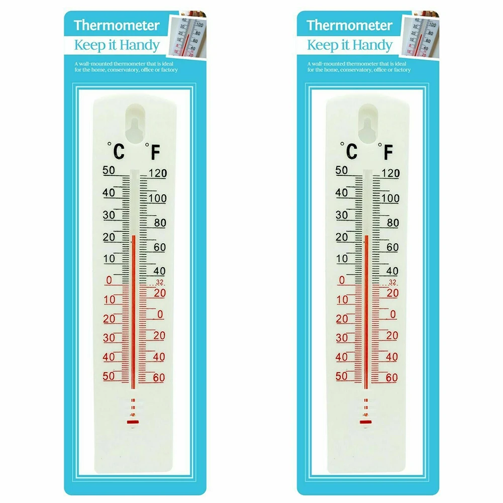 2/4 PCS Thermometer Wall-hanging 195mm X 40mm X 6mm Indoor /Outdoor Home Office Garden Temperature Mounted Accessories
2/4 PCS Thermometer Wall-hanging 195mm X 40mm X 6mm Indoor /Outdoor Home Office Garden Temperature Mounted Accessories