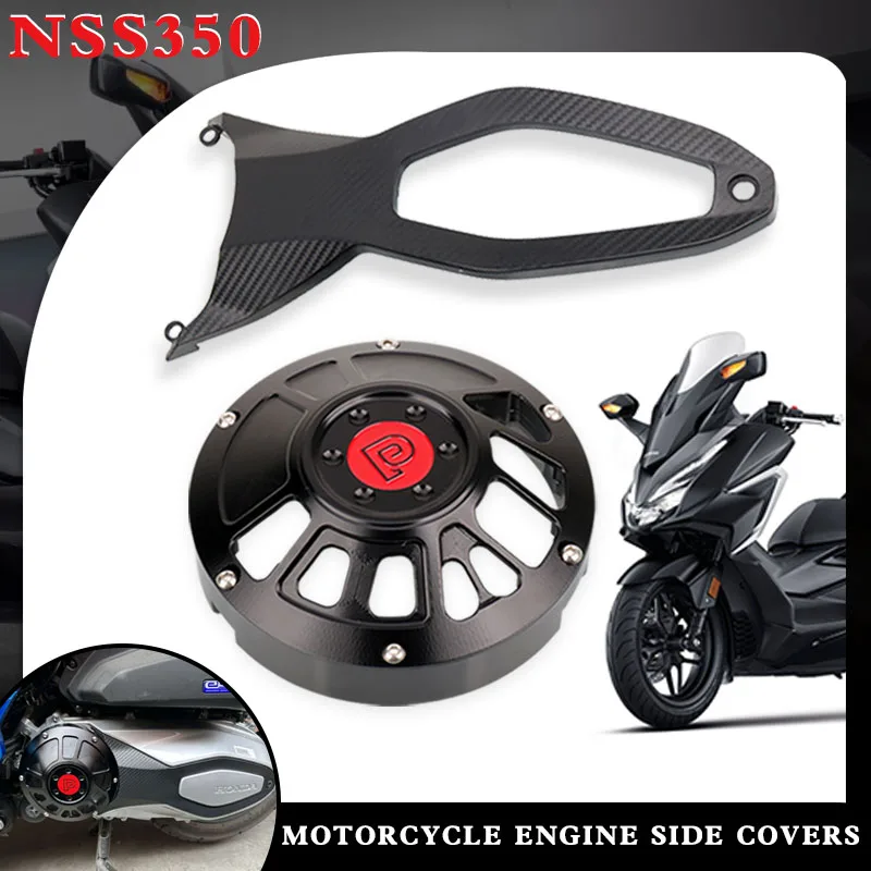 Motorcycle CNC Engine Protection Cover Transparent Clutch Engine Protective Cover For HONDA FORZA 350 Forza350 NSS350 2018-2023
Motorcycle CNC Engine Protection Cover Transparent Clutch Engine Protective Cover For HONDA FORZA 350 Forza350 NSS350 2018-2023