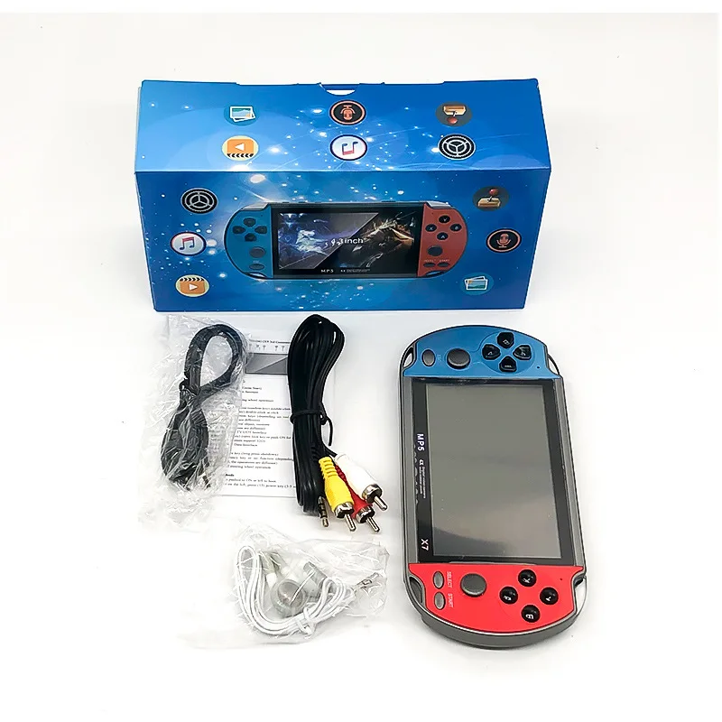 New X7 Handheld Game Machine 4.3-inch Retro Portable Video Game For GBA Arcade MP3 MP4 Handheld Game Console X12 Plus Console
New X7 Handheld Game Machine 4.3-inch Retro Portable Video Game For GBA Arcade MP3 MP4 Handheld Game Console X12 Plus Console