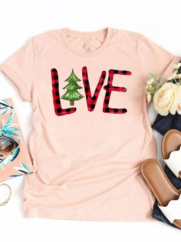 Женская футболка с принтом Love Tree, модная базовая футболка с графическим принтом на новый год
Женская футболка с принтом Love Tree, модная базовая футболка с графическим принтом на новый год
