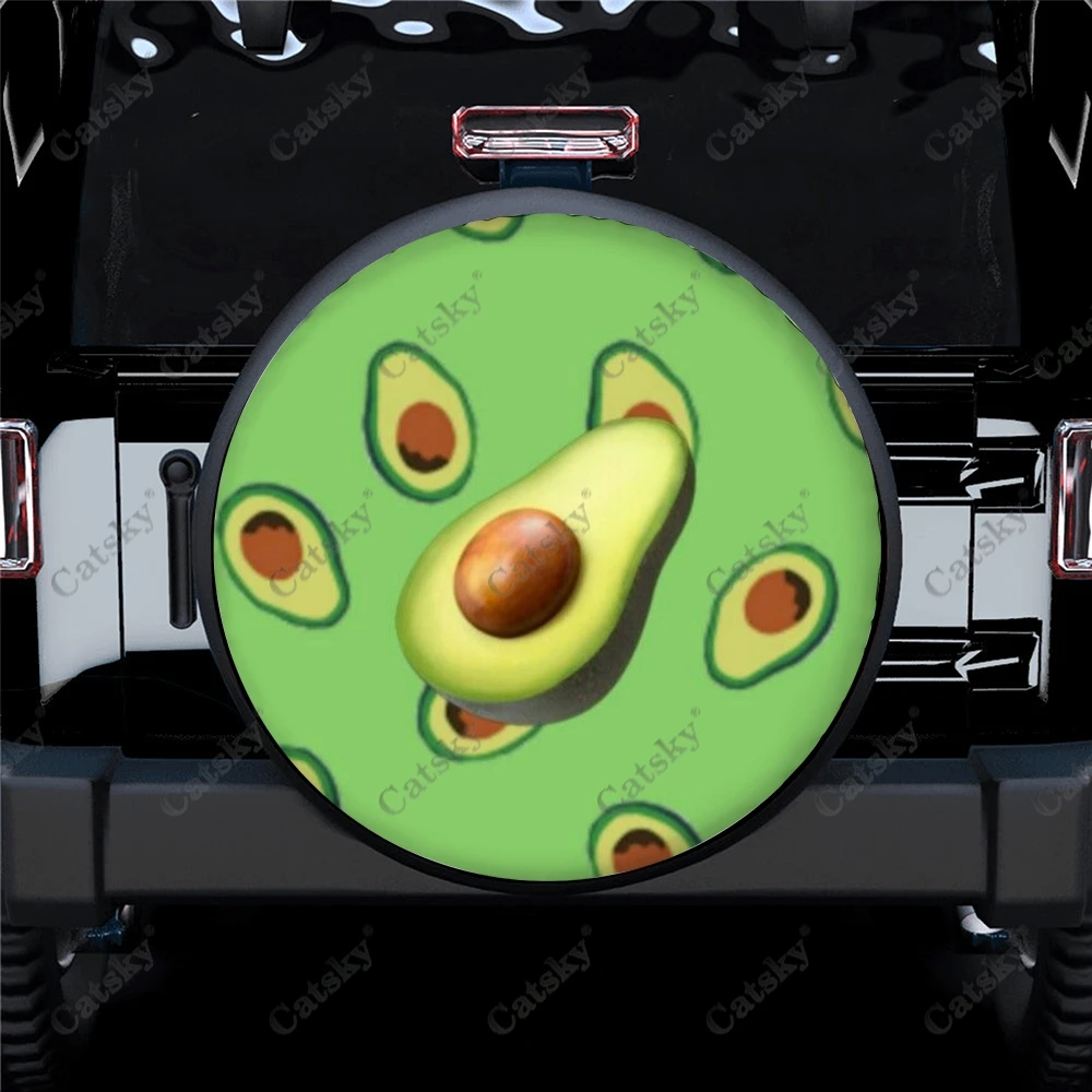 Автомобильные аксессуары с принтом зеленого авокадо и фруктов, запасная крышка для шин, водонепроницаемая протектор колеса для автомобиля, грузовика, внедорожника, прицепа, Rv
Автомобильные аксессуары с принтом зеленого авокадо и фруктов, запасная крышка для шин, водонепроницаемая протектор колеса для автомобиля, грузовика, внедорожника, прицепа, Rv