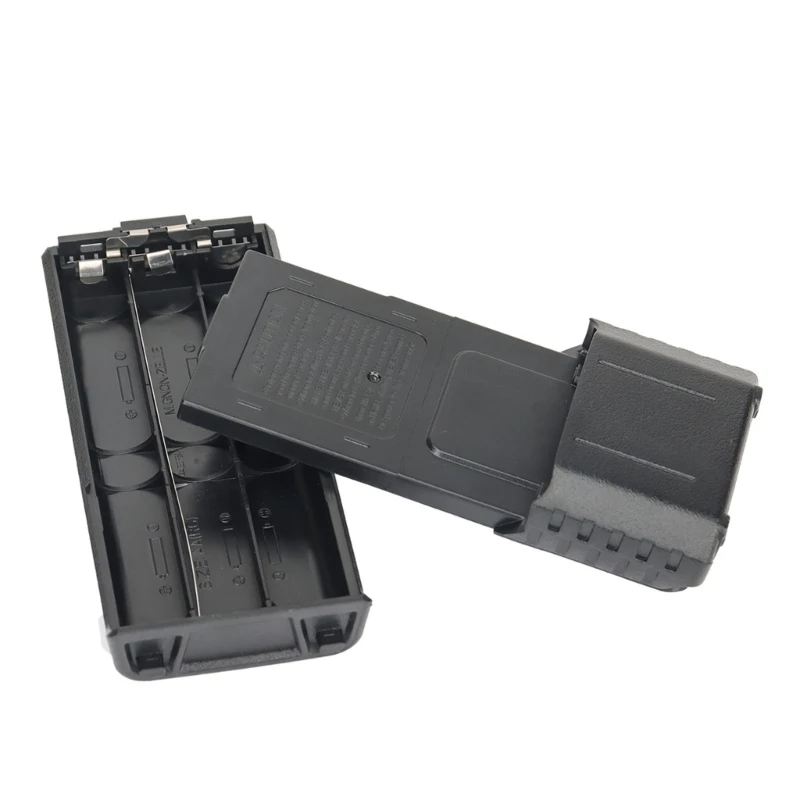 

Walkie-Talkie Battery 6xAA Universal Fit for UV-5R DM-5R-Plus TH-UVF9D TH-F8D Two Way Radio Accessories Black