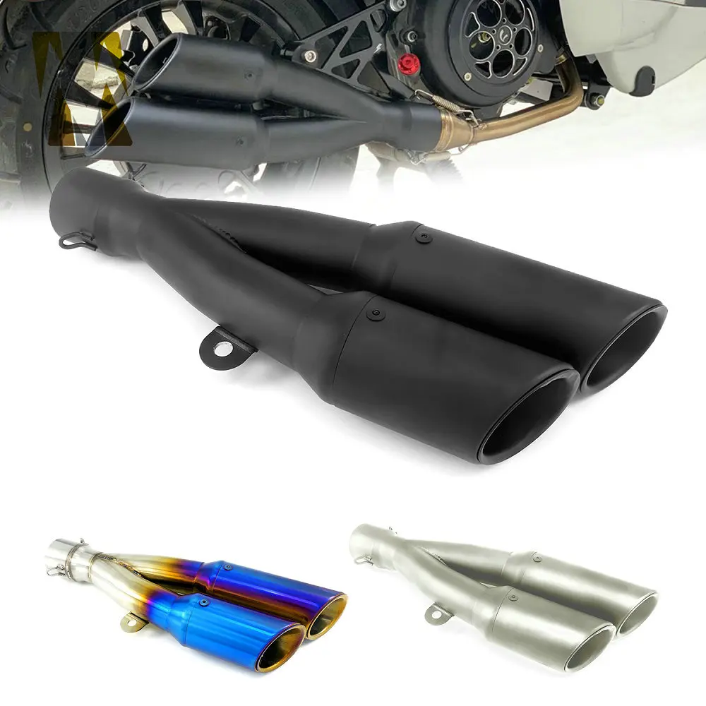 For Vespa Sprint Primavera 150 Sprint150 Motorcycle Scooter Exhaust Pipe Double Tube Muffler Stainless Steel Decoration Parts
For Vespa Sprint Primavera 150 Sprint150 Motorcycle Scooter Exhaust Pipe Double Tube Muffler Stainless Steel Decoration Parts