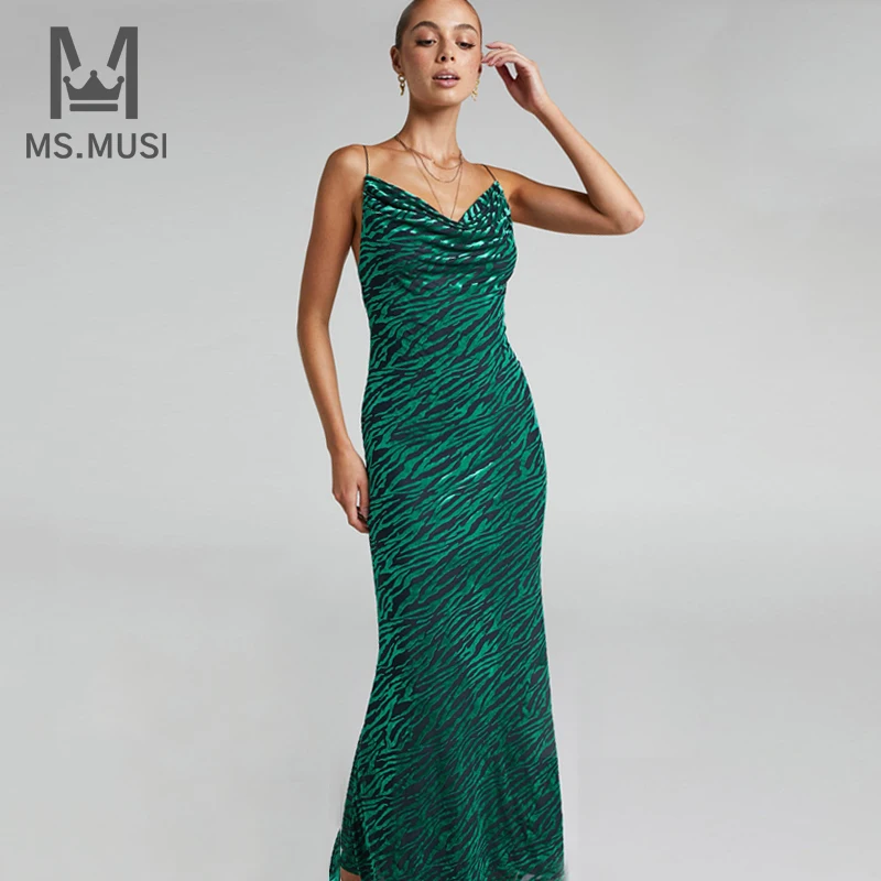 MSMUSI 2022 New Fashion Women Sexy Strap Leopard Print Draped Sleeveless Bodycon Backless Party Club Midi Dress Event Vestidos
MSMUSI 2022 New Fashion Women Sexy Strap Leopard Print Draped Sleeveless Bodycon Backless Party Club Midi Dress Event Vestidos