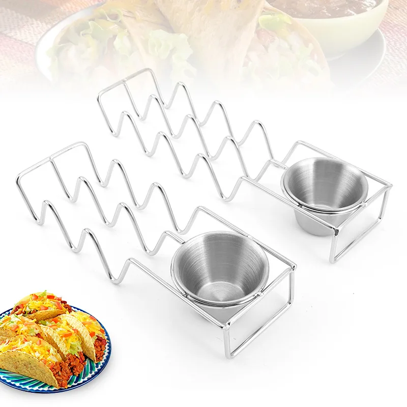 304 Stainless Steel Mexican Pancake Rack Taco Pancake Rack Kitchen and Restaurant Tacoholder
304 Stainless Steel Mexican Pancake Rack Taco Pancake Rack Kitchen and Restaurant Tacoholder