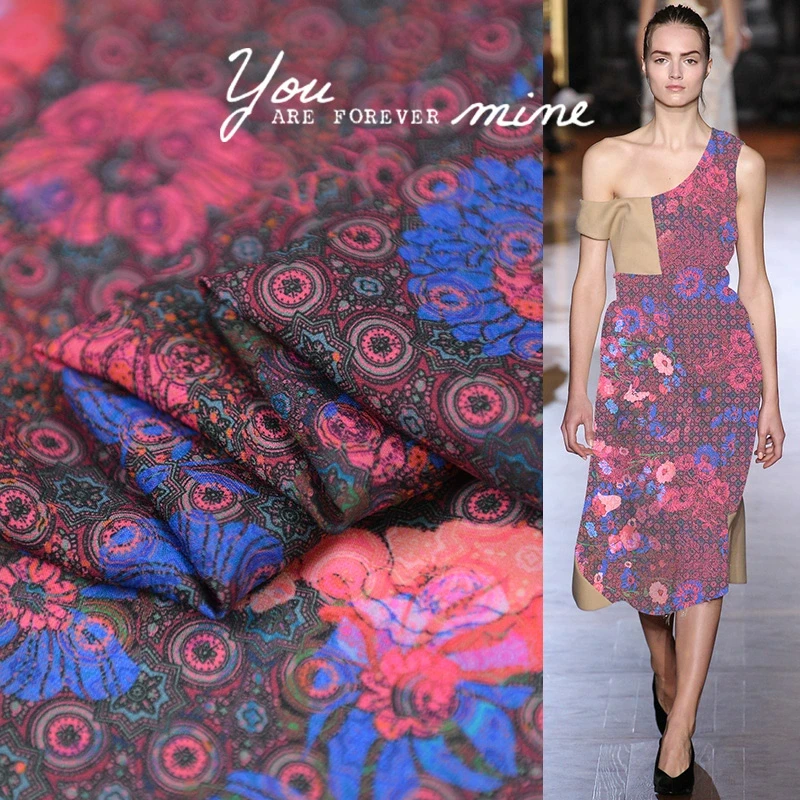 Floral Purple Romantic High-End Summer Dress Sewing Natural Mulberry Silk Fabric 140cm Width 14.5mm
Floral Purple Romantic High-End Summer Dress Sewing Natural Mulberry Silk Fabric 140cm Width 14.5mm