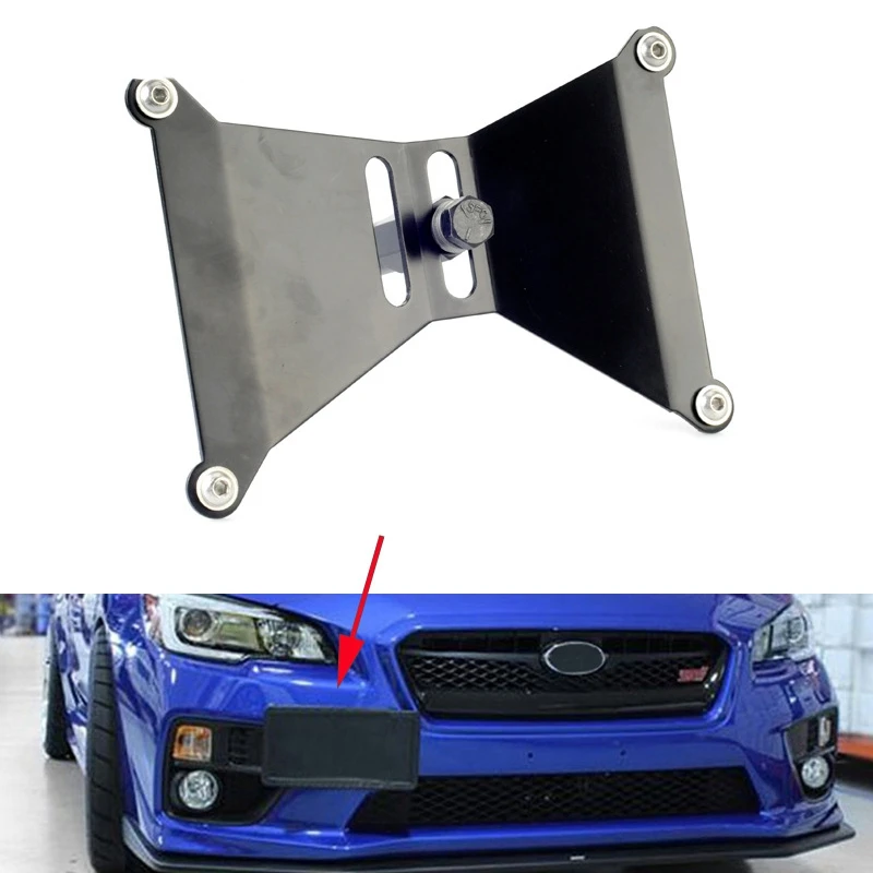 Car Racing Aluminum Front License Plate Holder Relocation Kit for Subaru WRX STi Toyota Scion FRS BRZ
Car Racing Aluminum Front License Plate Holder Relocation Kit for Subaru WRX STi Toyota Scion FRS BRZ