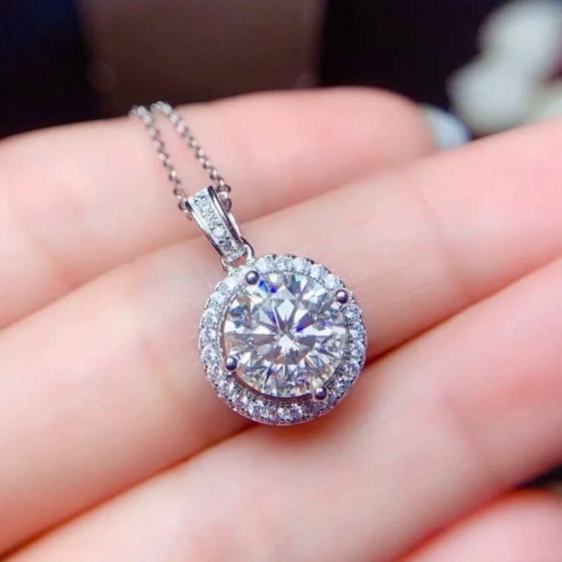 Disney 3Carat Moissanite925Silver Fashion Pendant Elegant Necklace Clavicle Chain for Womenins
Disney 3Carat Moissanite925Silver Fashion Pendant Elegant Necklace Clavicle Chain for Womenins