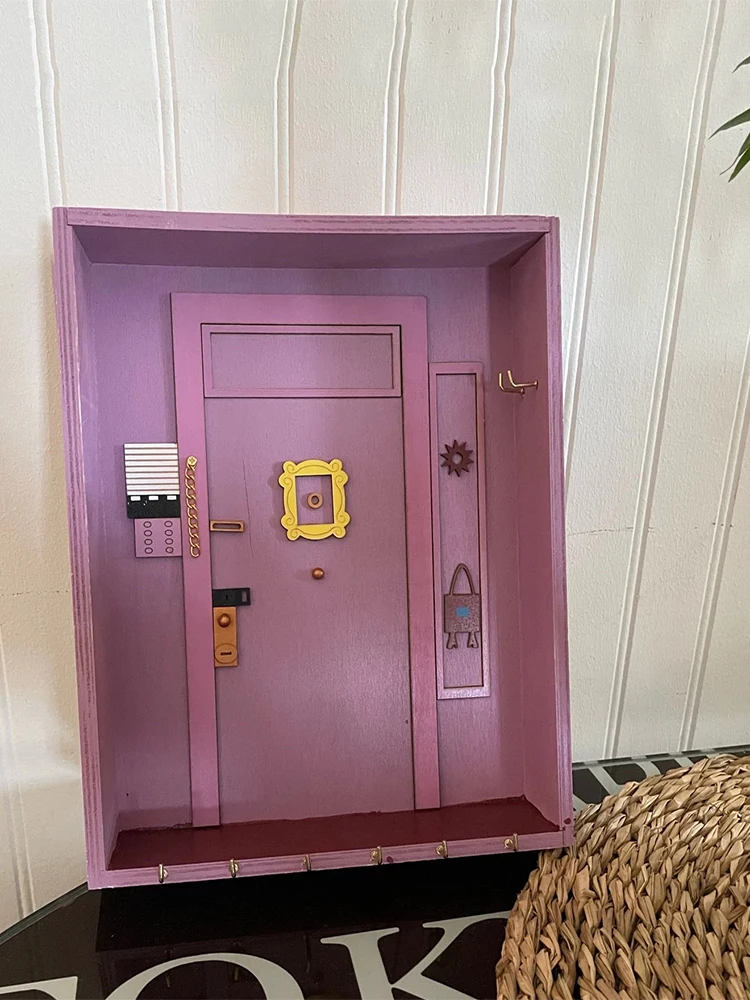 Door Friend Keychain Holder Key Hanger Shelf Entrance Storage Key Pendant Frame Home Decor Hanging Board Wall Decoration Crafts
Door Friend Keychain Holder Key Hanger Shelf Entrance Storage Key Pendant Frame Home Decor Hanging Board Wall Decoration Crafts