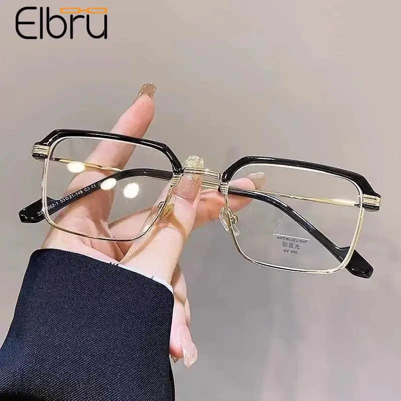 Elbru Metal Myopia Glasses Women Men Prescription Optical Myopic Eyeglasses Anti-blue Rays Goggle Unisex Nearsighted Eyewear 0-5
Elbru Metal Myopia Glasses Women Men Prescription Optical Myopic Eyeglasses Anti-blue Rays Goggle Unisex Nearsighted Eyewear 0-5