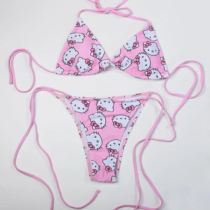 Kawaii Sanrioed Hellokittys нижнее белье милые девушки пляжные отпуск сексуальные треугольные Пинки бикини купальник Съемная грудь Подушка купальник
Kawaii Sanrioed Hellokittys нижнее белье милые девушки пляжные отпуск сексуальные треугольные Пинки бикини купальник Съемная грудь Подушка купальник