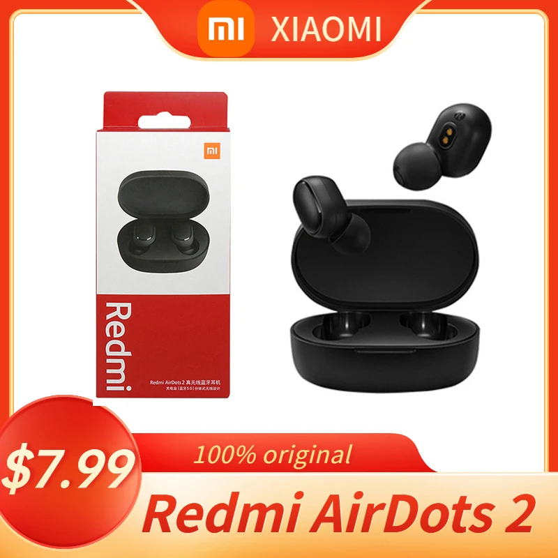 Original Xiaomi Redmi Airdots 2 Bluetooth 5.0 Earphone Wireless Headset Handsfree Earbuds With Mic Headphones Noise Reduction
Original Xiaomi Redmi Airdots 2 Bluetooth 5.0 Earphone Wireless Headset Handsfree Earbuds With Mic Headphones Noise Reduction