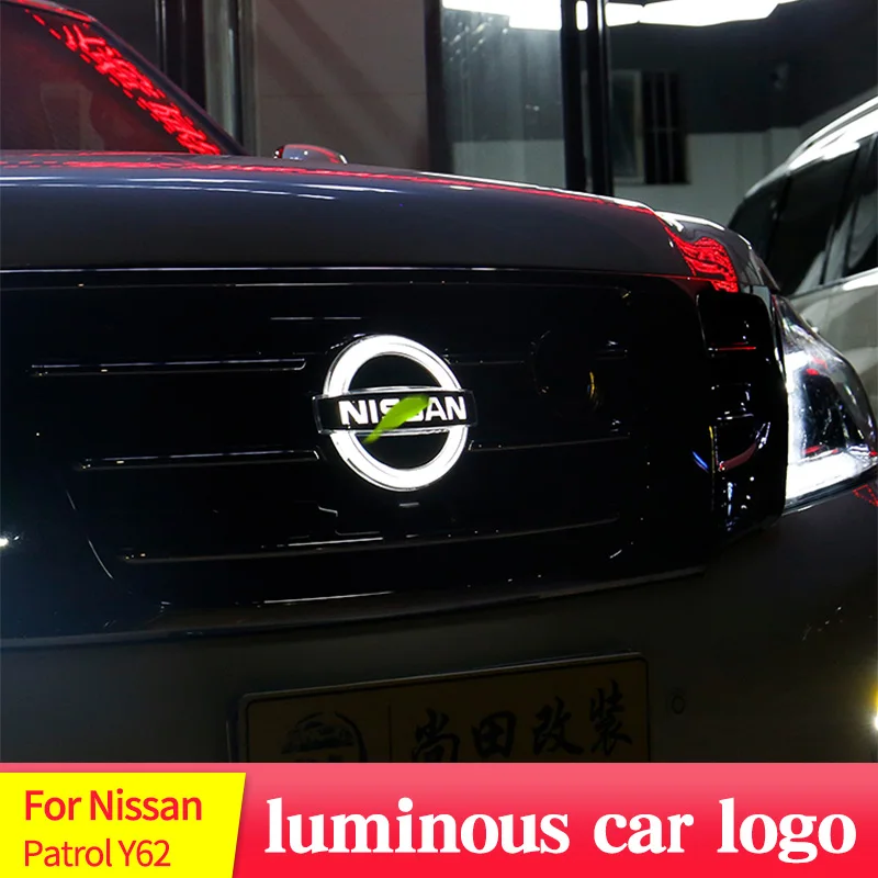 Luminous Car Logo For Nissan Patrol Y62 ABS Tailgate Corrosion Resistant And Colorfast Beautiful Decorative Accessories
Luminous Car Logo For Nissan Patrol Y62 ABS Tailgate Corrosion Resistant And Colorfast Beautiful Decorative Accessories