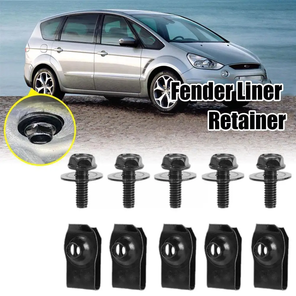 Car Body Bolts & U-nut Clips M6 Engine Cover Undertray Shield Bumper Fender Rivet Splash Retainer Liner Screws Guard Fasten V9L5
Car Body Bolts & U-nut Clips M6 Engine Cover Undertray Shield Bumper Fender Rivet Splash Retainer Liner Screws Guard Fasten V9L5