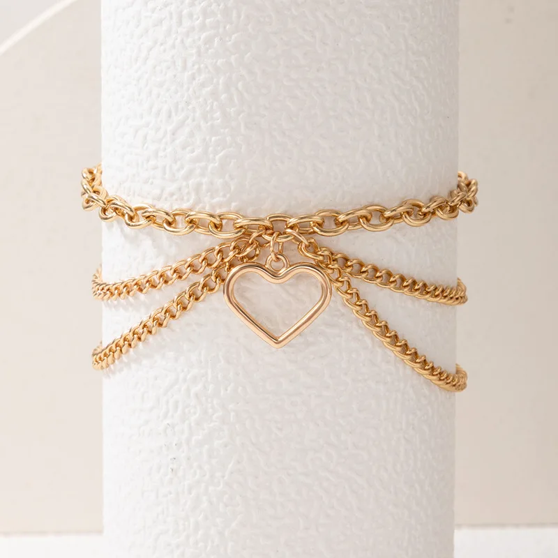 Multi-layer Heart Pendant Ankle Bracelets Anklets for Women Barefoot Sandals Ankle Chain Ladies Leg Chain Party Jewelry
Multi-layer Heart Pendant Ankle Bracelets Anklets for Women Barefoot Sandals Ankle Chain Ladies Leg Chain Party Jewelry