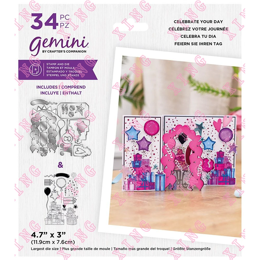 New Celebrate Your Day Metal Cutting Dies Stamps Set Scrapbook Decorate Embossing Molds Diy Gift Card Craft Blade Punch Template
New Celebrate Your Day Metal Cutting Dies Stamps Set Scrapbook Decorate Embossing Molds Diy Gift Card Craft Blade Punch Template