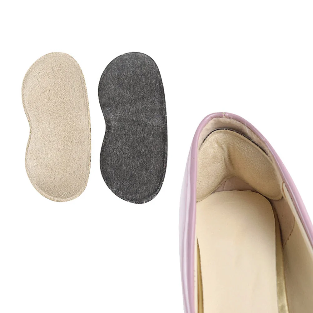 

1 Pair of Thickened Sponge Heel Insole Self Adhesive Heelpiece Pads for Lady Women