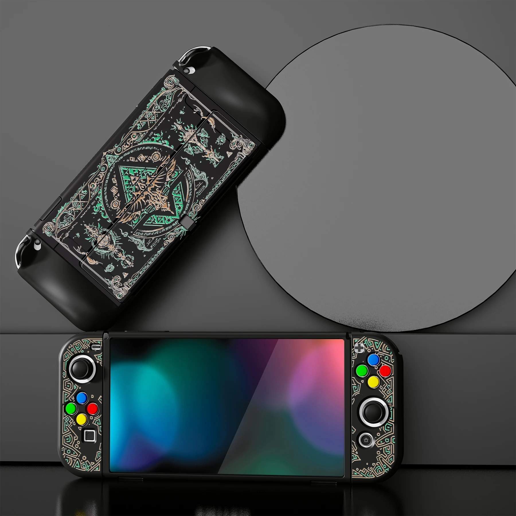 PlayVital Totem of Kingdom ZealProtect Soft Protective Case for Nintendo Switch OLED, Custom Protector with Thumb Grips
PlayVital Totem of Kingdom ZealProtect Soft Protective Case for Nintendo Switch OLED, Custom Protector with Thumb Grips
