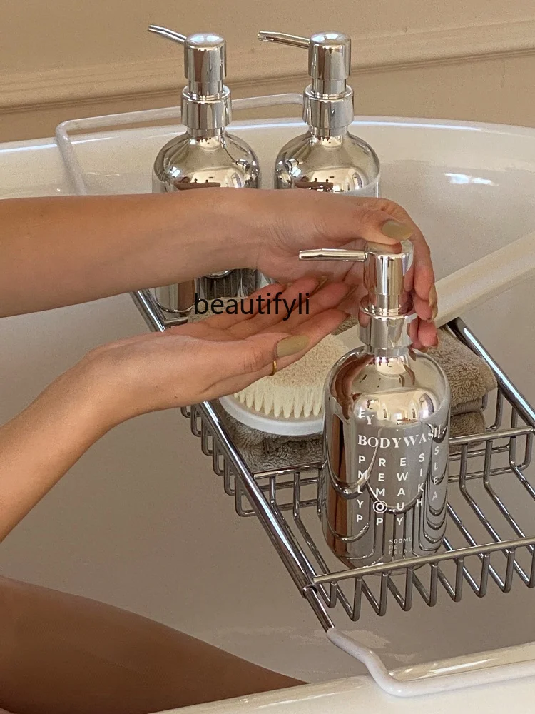 GY Silver Plating Shampoo Shower Gel Hand Sanitizer Pump Travel Bottle Daily Washing Plastic Ins
GY Silver Plating Shampoo Shower Gel Hand Sanitizer Pump Travel Bottle Daily Washing Plastic Ins