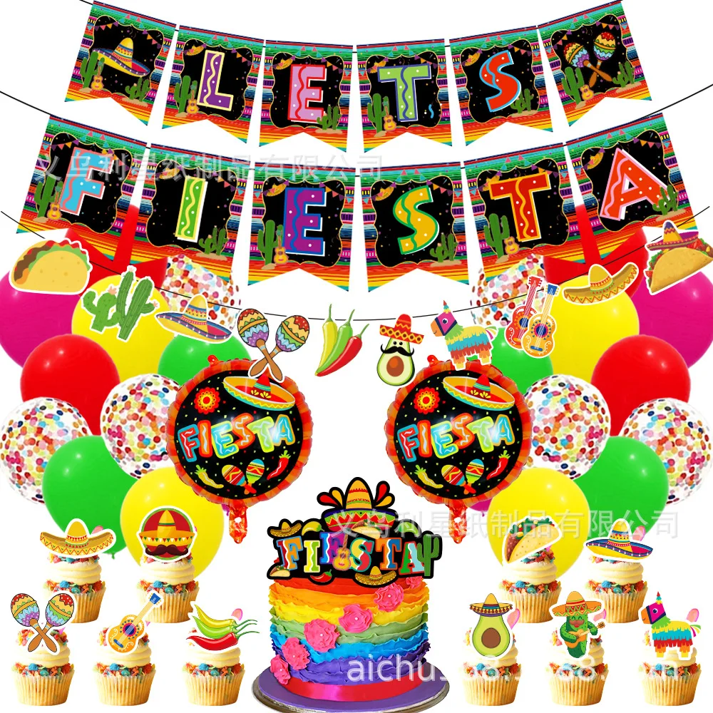 Поставки для вечевечерние Let Fiesta в Мексику, включая баннер, Топпер для торта, Топпер для кексов, воздушный шар для девочек, украшение для вече...
Поставки для вечевечерние Let Fiesta в Мексику, включая баннер, Топпер для торта, Топпер для кексов, воздушный шар для девочек, украшение для вече...