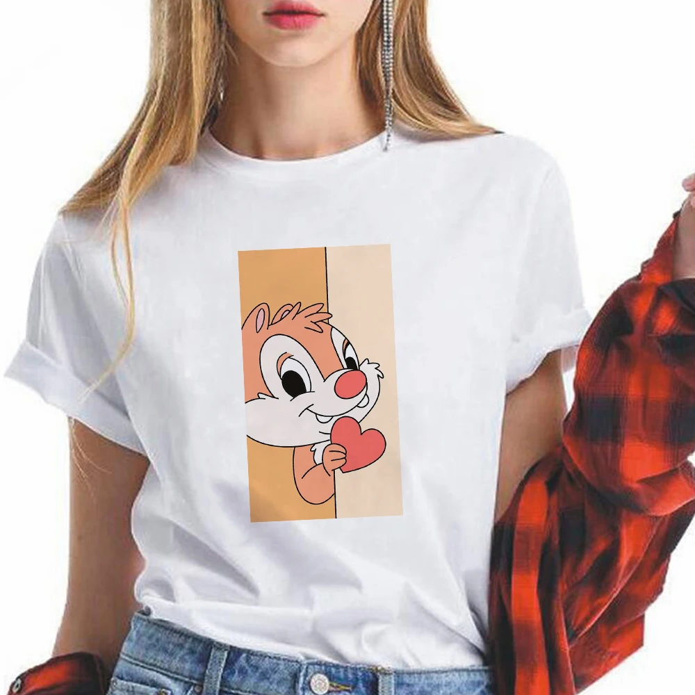 Female Short Sleeve Tees Summer Brand Rock Harajuku Clothing Girl Tops Dropship Women Disney Chip and Dale T-shirts
Female Short Sleeve Tees Summer Brand Rock Harajuku Clothing Girl Tops Dropship Women Disney Chip and Dale T-shirts