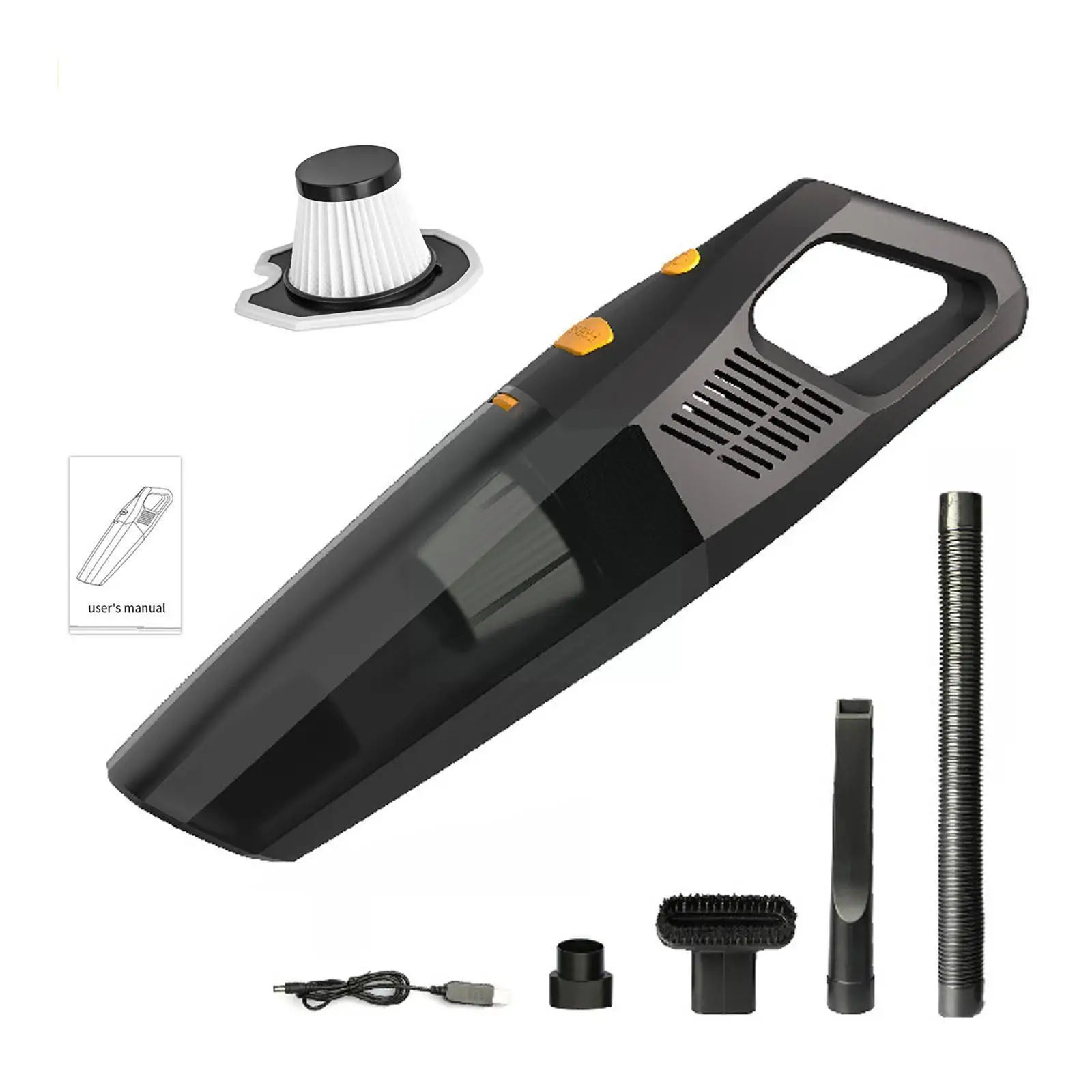 Cordless Car Vacuum Cleaner High Suction Handheld Vacuum Dry Wet USB Cleaner Portable Vacuum Dual-Use Rechargeable Cleaner F1A2
Cordless Car Vacuum Cleaner High Suction Handheld Vacuum Dry Wet USB Cleaner Portable Vacuum Dual-Use Rechargeable Cleaner F1A2