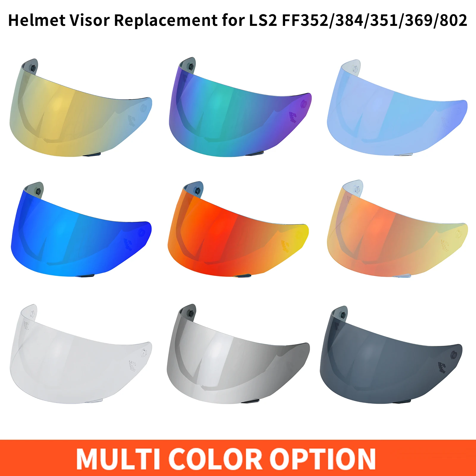 Helmet Visor for LS2 F352 F384 F351 F369 F802 Helmet Glass Full Face Moto Helmet Lens Helmet Shield Lens Motorcycle Accessories
Helmet Visor for LS2 F352 F384 F351 F369 F802 Helmet Glass Full Face Moto Helmet Lens Helmet Shield Lens Motorcycle Accessories