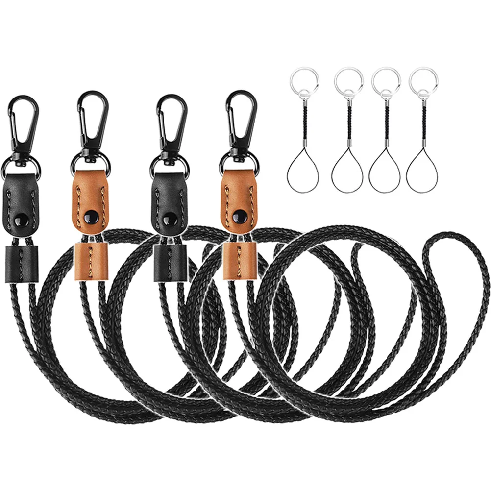 4 Sets Knitting Convenient Professional Lanyards Badge Hanging Ropes Professional Key Chains for Badge Men
4 Sets Knitting Convenient Professional Lanyards Badge Hanging Ropes Professional Key Chains for Badge Men