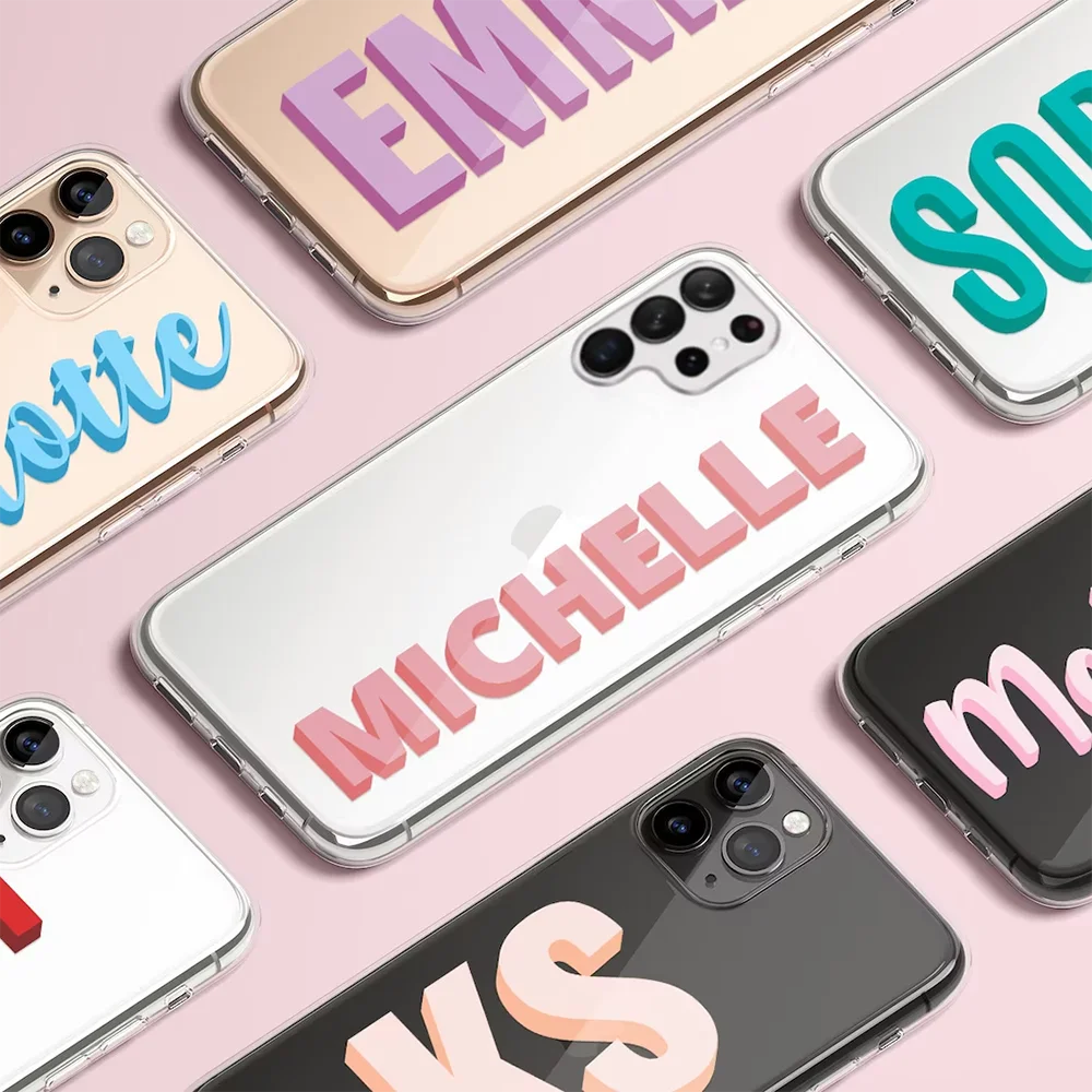 Personalization Custom Name Clear TPU Phone Case For Samsung Galaxy S23Ultra S23P S23 S22Ultra S22P S22 S21Ultra S21P S21
Personalization Custom Name Clear TPU Phone Case For Samsung Galaxy S23Ultra S23P S23 S22Ultra S22P S22 S21Ultra S21P S21
