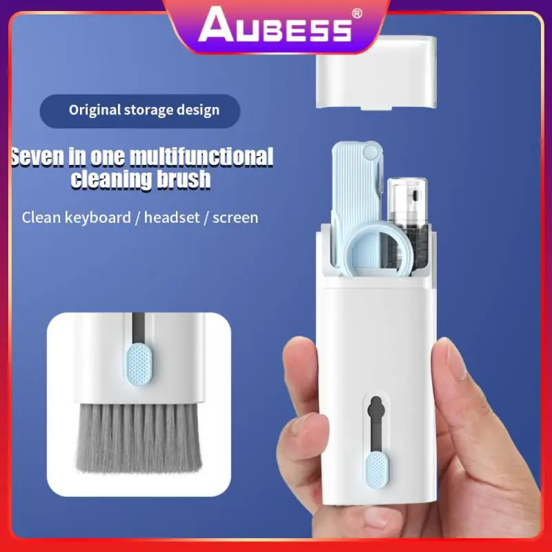 Mobile Phone Dust Brushes Keyboard Cleaner Set 7-in-1 Wireless Earphone Cleaner Brush Earbuds Cleaning Pen Brush Kit
Mobile Phone Dust Brushes Keyboard Cleaner Set 7-in-1 Wireless Earphone Cleaner Brush Earbuds Cleaning Pen Brush Kit