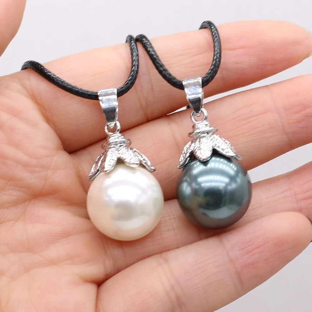 5PCS Wholesale Natural Round Shell Beads Alloy Pendant Necklace For Woman Jewelry Making DIY Charms Necklaces Gift Party
5PCS Wholesale Natural Round Shell Beads Alloy Pendant Necklace For Woman Jewelry Making DIY Charms Necklaces Gift Party