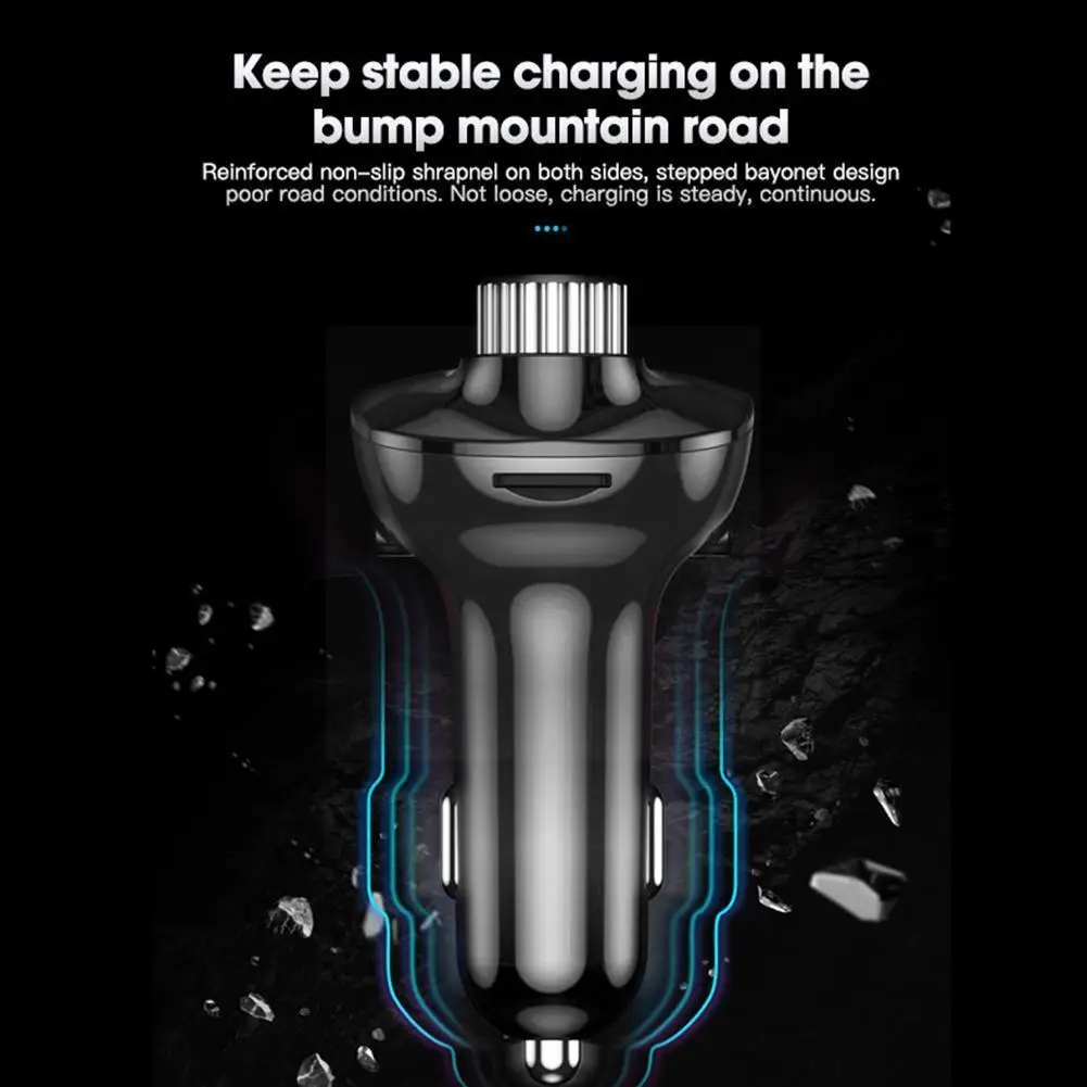 Car Charger with FM Transmitter Bluetooth Receiver TF Kit Card Charger MP3 Phone Car Audio Charging Player QC3.0 Fast Car B4T3
Car Charger with FM Transmitter Bluetooth Receiver TF Kit Card Charger MP3 Phone Car Audio Charging Player QC3.0 Fast Car B4T3