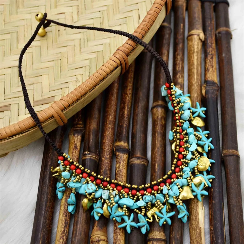 2022 Handmade Starfish Necklace Boho Elephant Necklace Ladies Heart Shape Beach Jewelry Necklace Friends Gift Wholesale
2022 Handmade Starfish Necklace Boho Elephant Necklace Ladies Heart Shape Beach Jewelry Necklace Friends Gift Wholesale