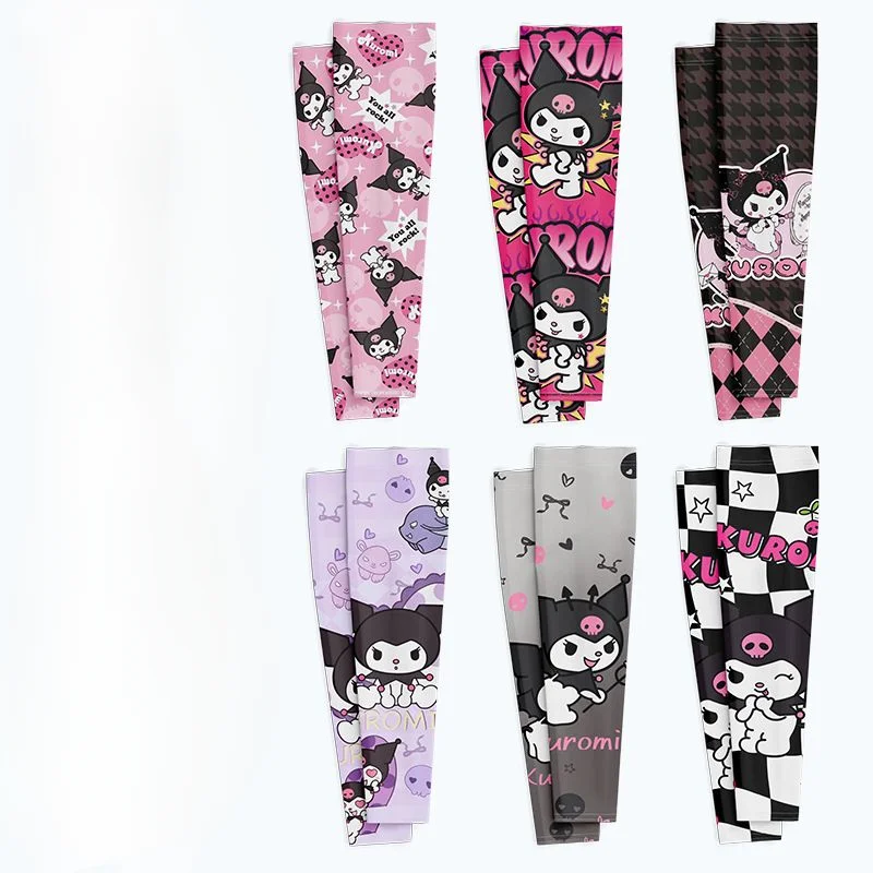 Sanrio Kuromi ледяной Шелковый рукав для взрослых летние блочные УФ-лучи ледяной рукав для девушек студенток кавайные рукава для рук индивидуальный модный тренд
Sanrio Kuromi ледяной Шелковый рукав для взрослых летние блочные УФ-лучи ледяной рукав для девушек студенток кавайные рукава для рук индивидуальный модный тренд