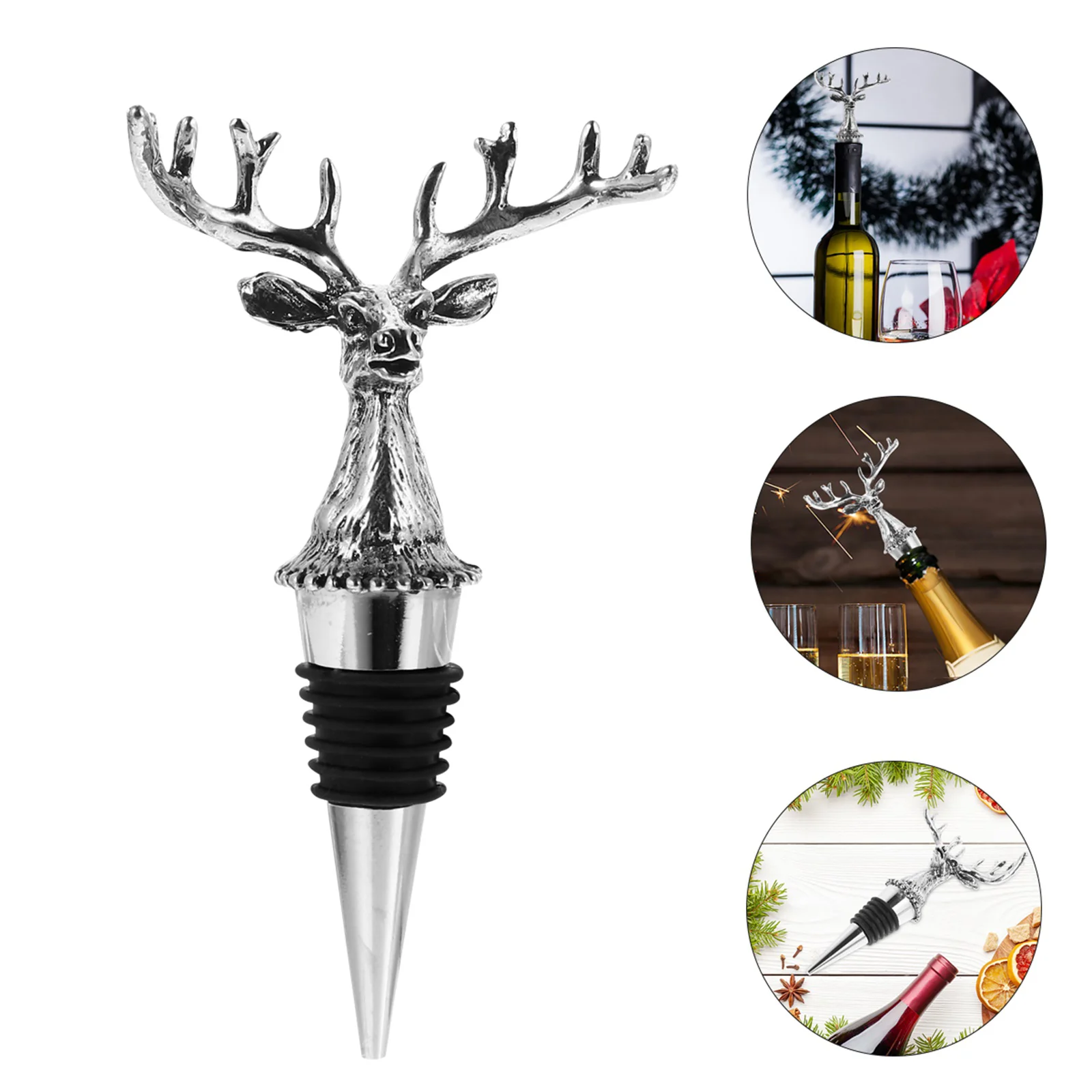 Stopper Bottle Stoppers Deer Christmas Supplies Holiday Decorative Head Practicalcreaitve Cap Saver Plug Party Cork Animal
Stopper Bottle Stoppers Deer Christmas Supplies Holiday Decorative Head Practicalcreaitve Cap Saver Plug Party Cork Animal
