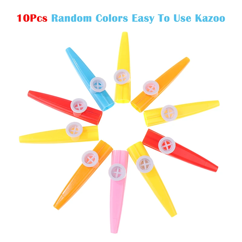 10Pcs Beginner Flute Instrument Kazoo Children's Education Gift Orff Instrument Variety Of Random Colors Easy To Use Kazoo
10Pcs Beginner Flute Instrument Kazoo Children's Education Gift Orff Instrument Variety Of Random Colors Easy To Use Kazoo