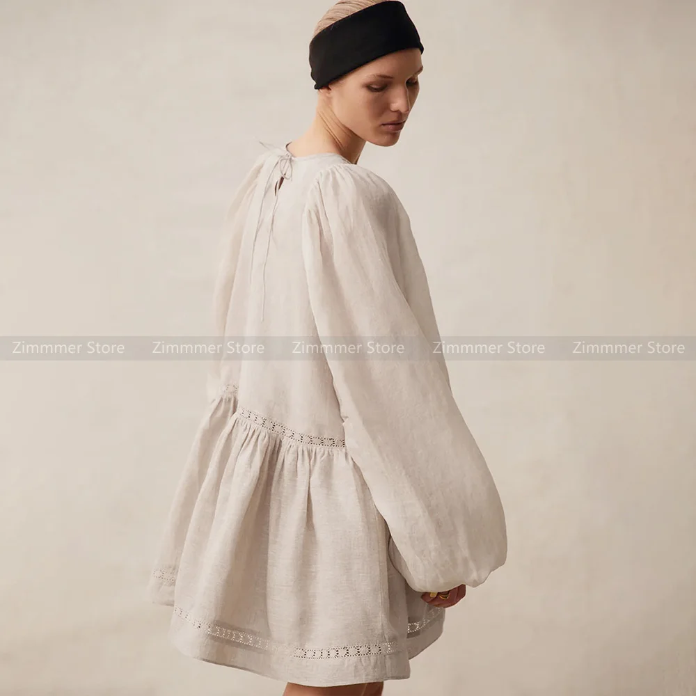 23 Summer Australia niche minimalist style lantern sleeve doll dress linen embroidery dress women
23 Summer Australia niche minimalist style lantern sleeve doll dress linen embroidery dress women