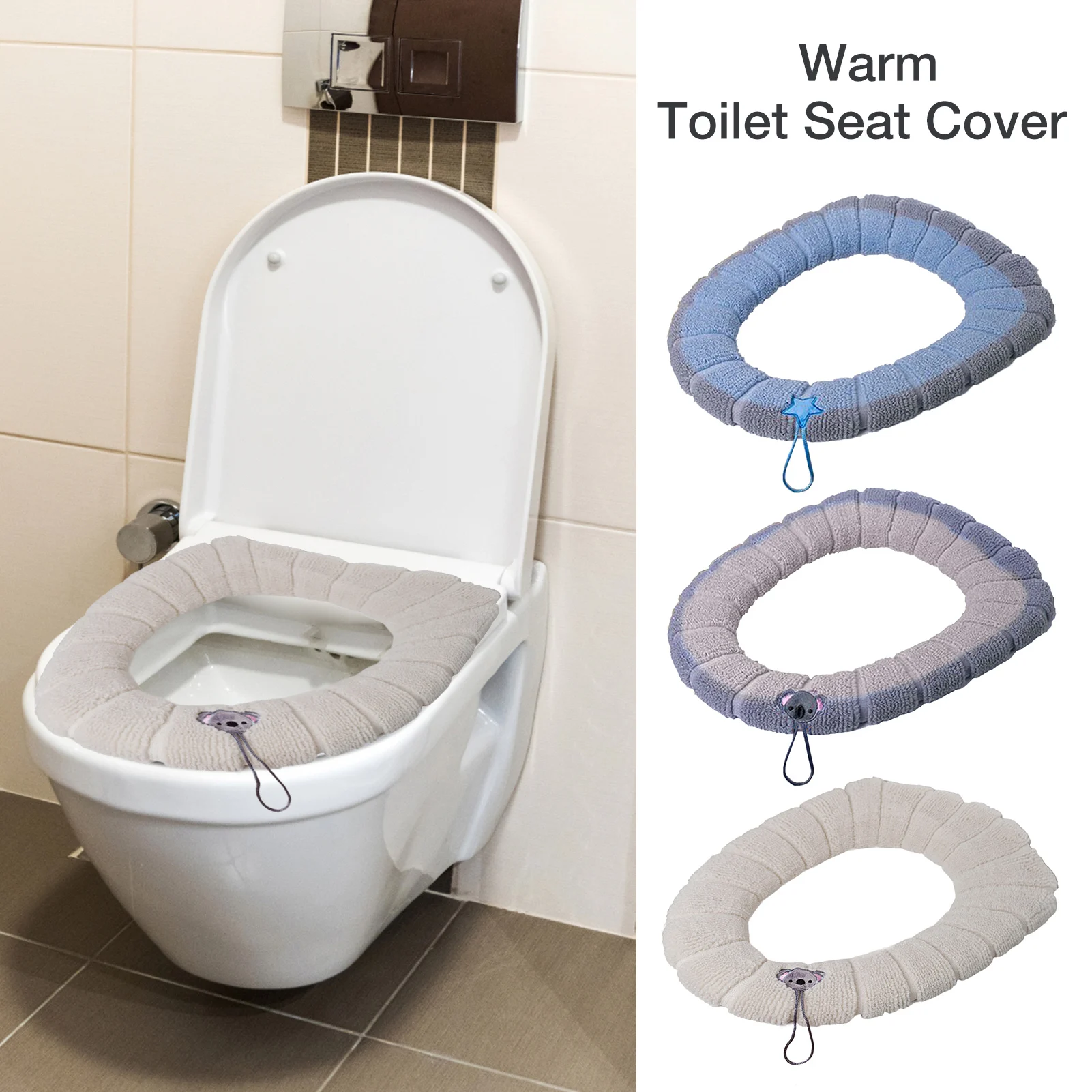 Universal Warm Soft Thickened Seat Cover Washable Home Toilet Seat Cover Cushion With Handle
Universal Warm Soft Thickened Seat Cover Washable Home Toilet Seat Cover Cushion With Handle