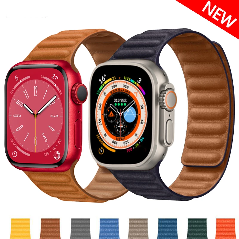 Кожаный ремешок для Apple watch Urtal/8 49 мм, ремешок 44 мм 40 мм 41 мм 45 мм 42/38, магнитный ремешок для iWatch series 7 6 5 4 3 Se
Кожаный ремешок для Apple watch Urtal/8 49 мм, ремешок 44 мм 40 мм 41 мм 45 мм 42/38, магнитный ремешок для iWatch series 7 6 5 4 3 Se